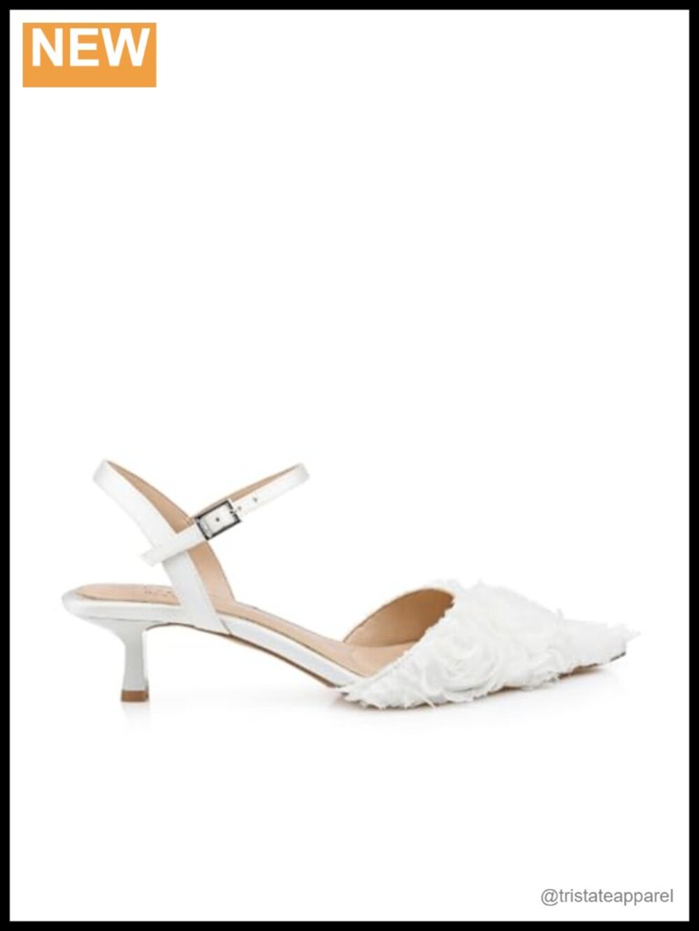 Kitten Heel Ankle Strap Pump – Faux Leather Lined Comfort Party Dress Shoe